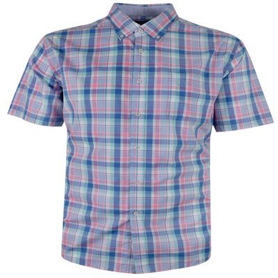 GAZMAN MULTI CLUBHOUSE S/S SHIRT-shirts casual & business-KINGSIZE BIG & TALL