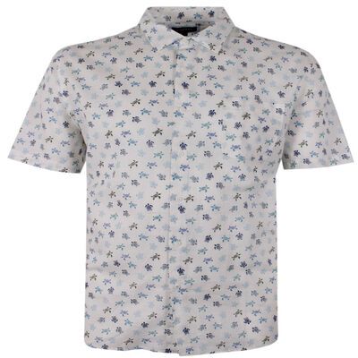 GAZMAN LINEN BLEND TURTLE S/S SHIRT-shirts casual & business-KINGSIZE BIG & TALL