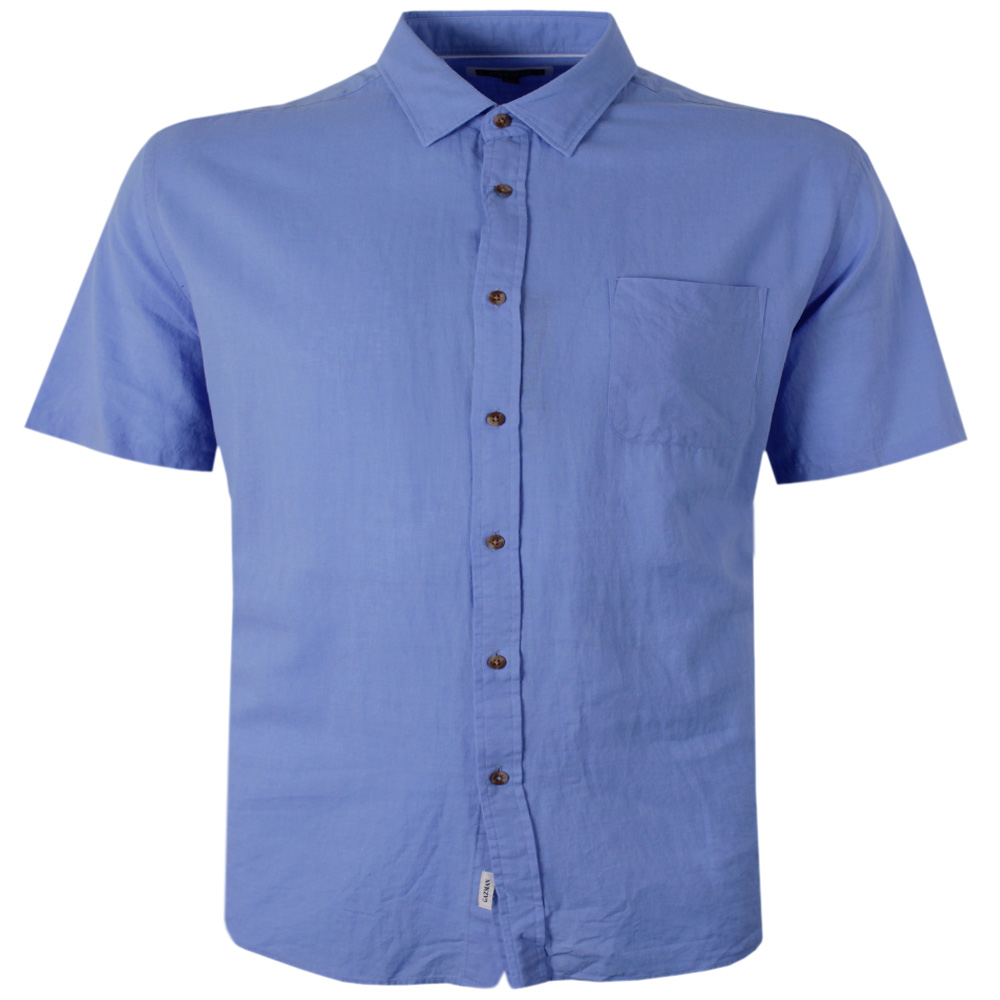 GAZMAN WASHED LINEN BLEND S/S SHIRT