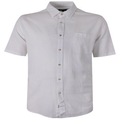 GAZMAN WASHED LINEN BLEND S/S SHIRT-shirts casual & business-KINGSIZE BIG & TALL