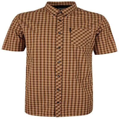 BEN SHERMAN HOUSE CHECK S/S SHIRT-shirts casual & business-KINGSIZE BIG & TALL