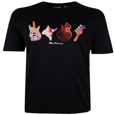 BEN SHERMAN GUITARS TSHIRT-tshirts & tank tops-KINGSIZE BIG & TALL