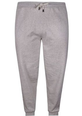 RAGING BULL GREY FLEECE TRACKPANT-activewear-KINGSIZE BIG & TALL