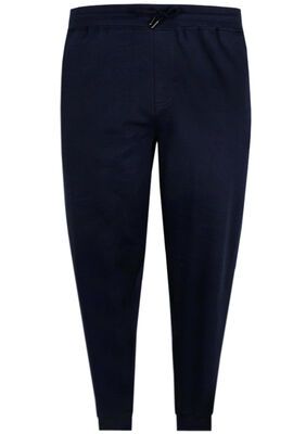 RAGING BULL NAVY FLEECE TRACKPANT-activewear-KINGSIZE BIG & TALL