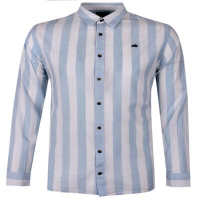 RAGING BULL AWNING STRIPE L/S SHIRT-shirts casual & business-KINGSIZE BIG & TALL