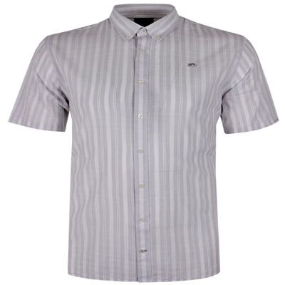 RAGING BULL VERTICAL STRIPE S/S SHIRT -shirts casual & business-KINGSIZE BIG & TALL