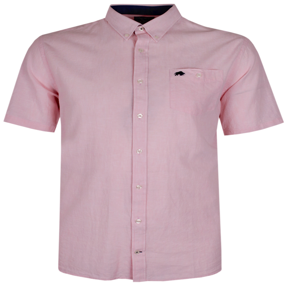 RAGING BULL CASUAL LINEN BLEND S/S SHIRT