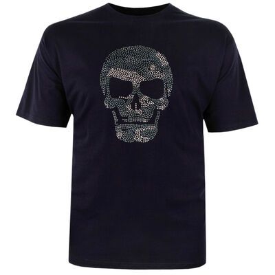 ESPIONAGE CAMO SKULL T-SHIRT-tshirts & tank tops-KINGSIZE BIG & TALL