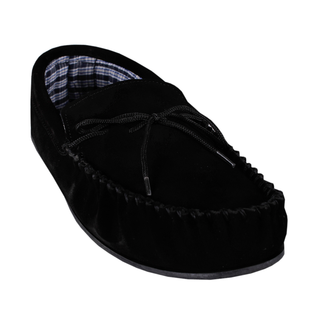 ZEDS BRUCE SUEDE MOCCASSIN SLIPPER