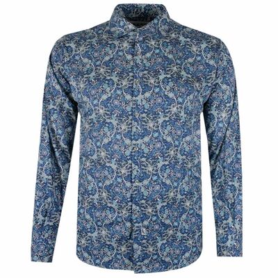 JIMMY STUART FREDRICK FLORAL L/S SHIRT-shirts casual & business-KINGSIZE BIG & TALL