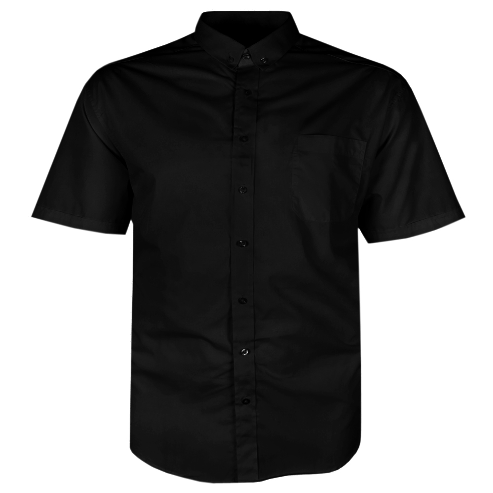 KAM PLAIN BUTTON-DOWN S/S SHIRT