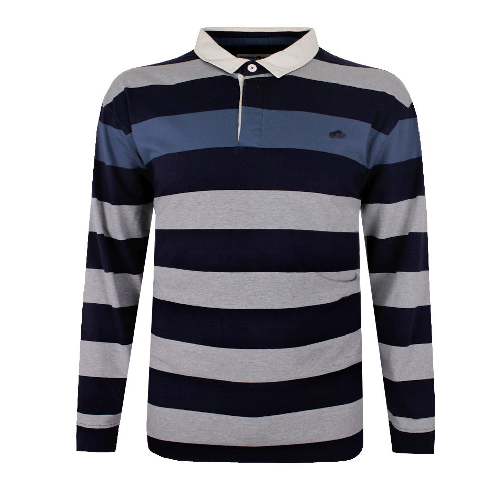 RAGING BULL BLOCK IREGULAR RUGBY POLO