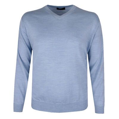 ANSETT MERINO V NECK PULLOVER-new arrivals-KINGSIZE BIG & TALL