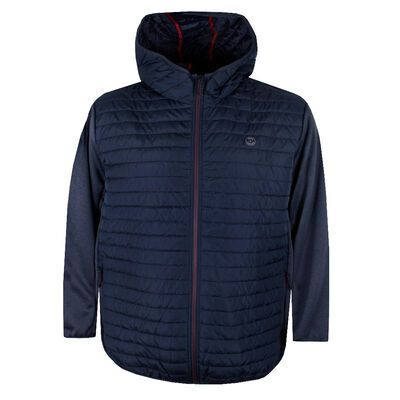 JACK & JONES QUILTED HOOD JACKET-new arrivals-KINGSIZE BIG & TALL