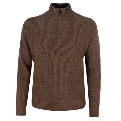 GAZMAN KNIT WOOL BLEND ZIP TOP-new arrivals-KINGSIZE BIG & TALL