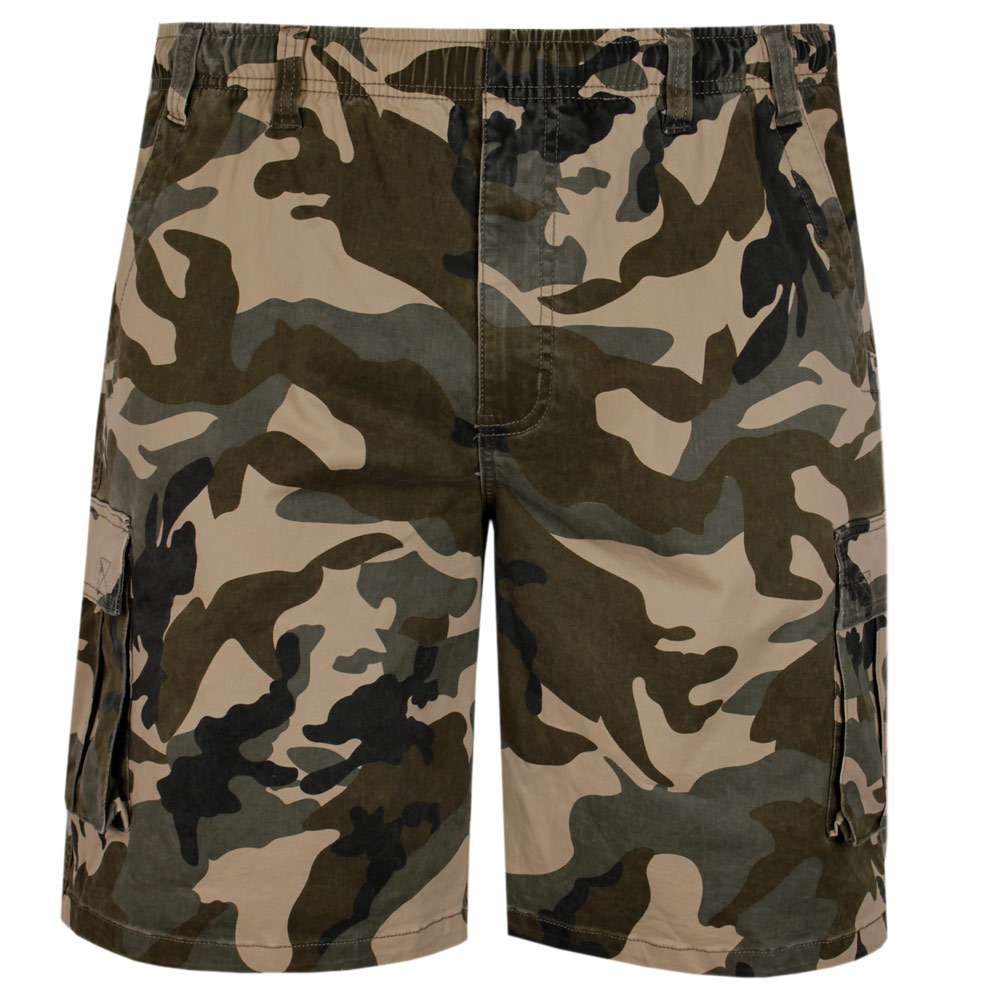 BRONCO E/W CAMO CARGO SHORTS