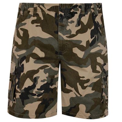 BRONCO E/W CAMO CARGO SHORTS-shorts-KINGSIZE BIG & TALL